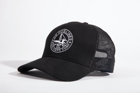 UK Pipelines Trucker Cap in Black