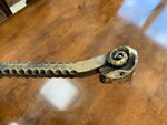 24 Carat Gold Plated Fire Poker