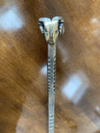 24 Carat Gold Plated Fire Poker